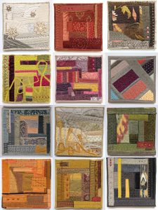 Calendar Quilts mounted onto canvas