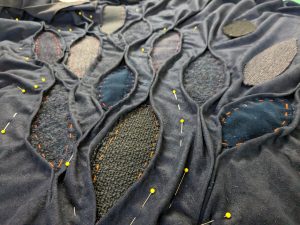 Adding hand stitching