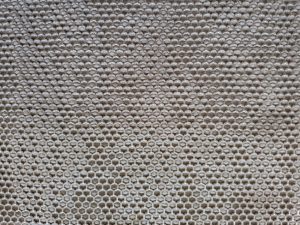Textured background fabric