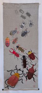 March to Oblivion art quilt