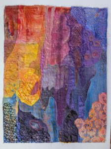 Nostalgia 2 art quilt